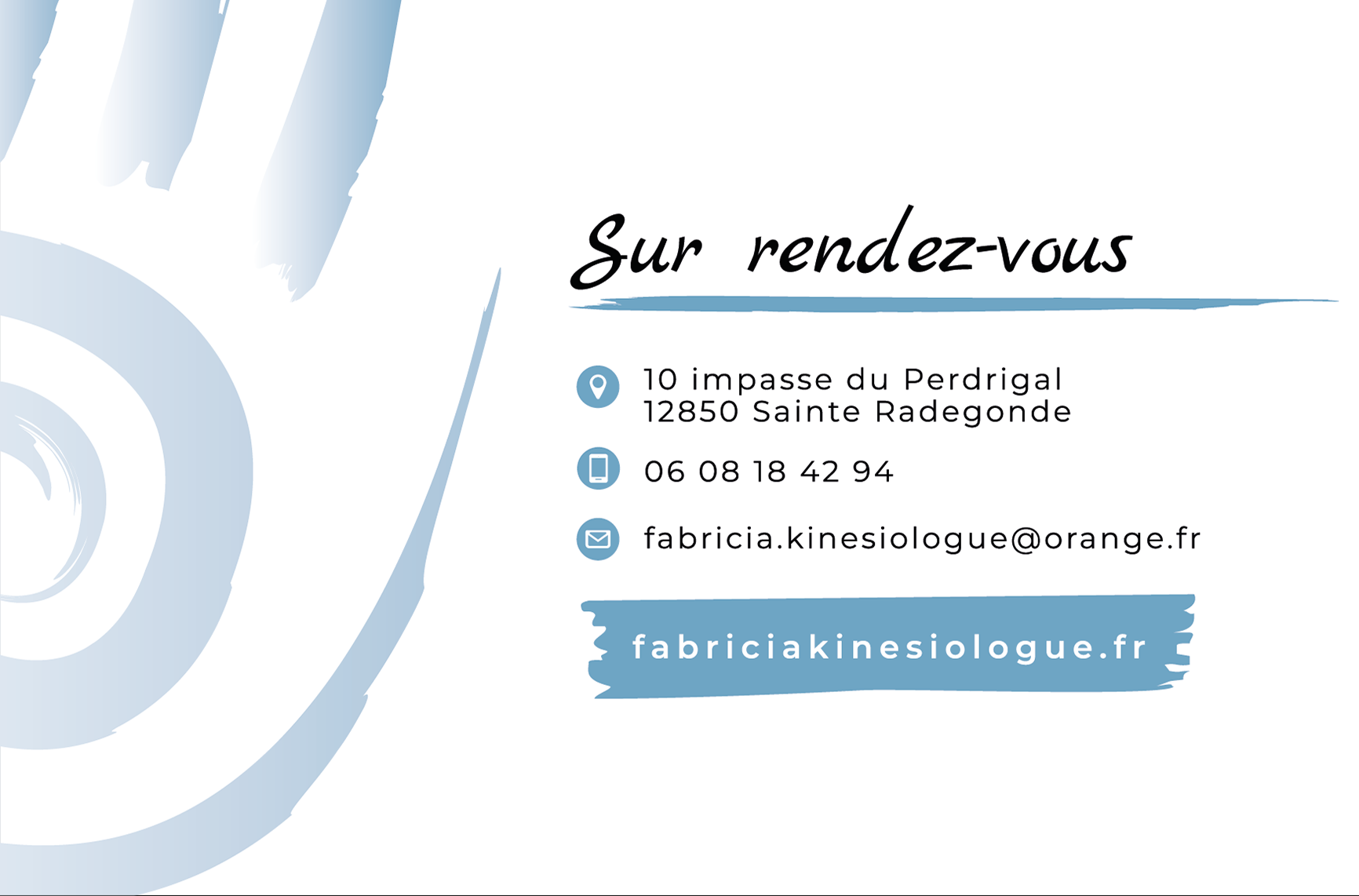 Fabricia Badet Kinsiologue Rodez Sainte-Radegonde